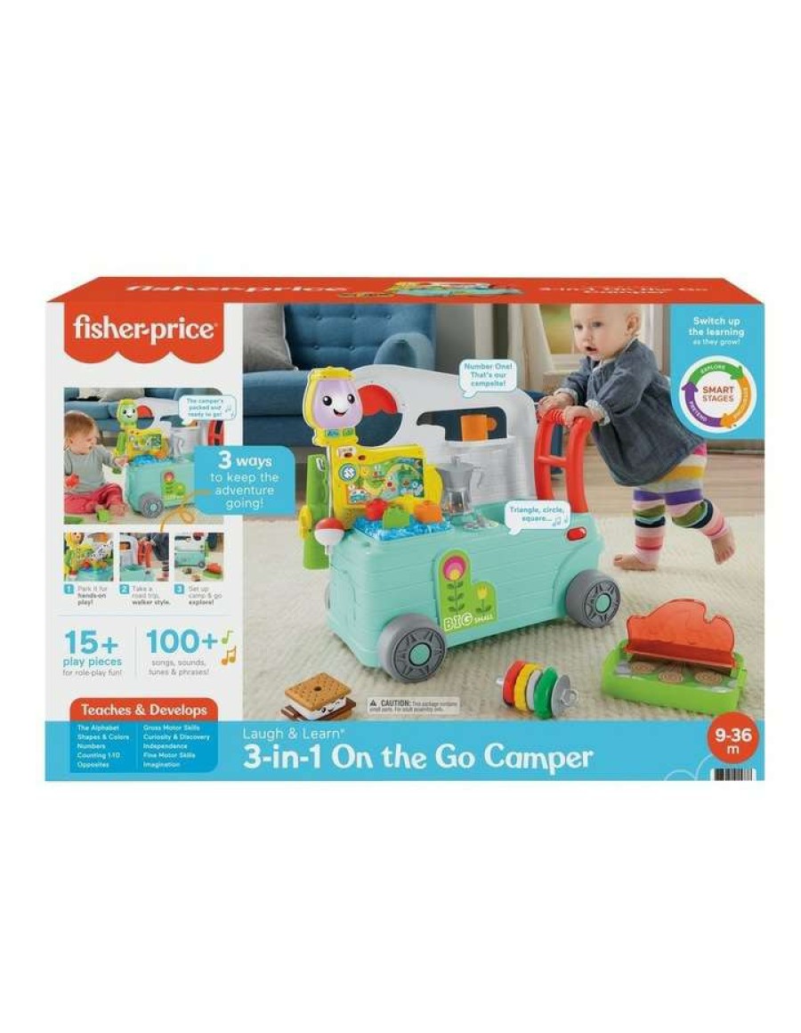 Interactive Learning * | Fisher-Price Laugh & Learn 3-In-1 On-The-Go Camper