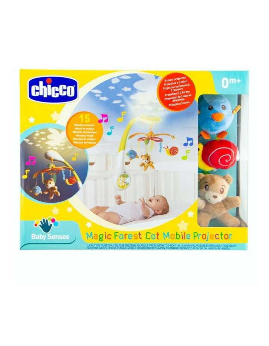 Nursery Toys * | Chicco Magic Forest Mobile Cot Projector Multicolour