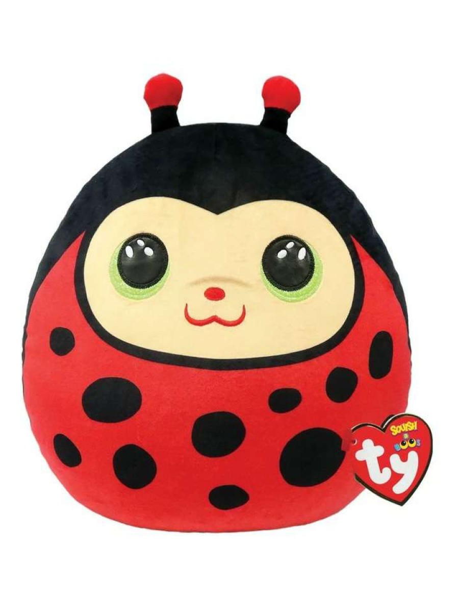 Soft & Plush Toys * | Ty Squish A Boos 14 Izzy Lady Bug