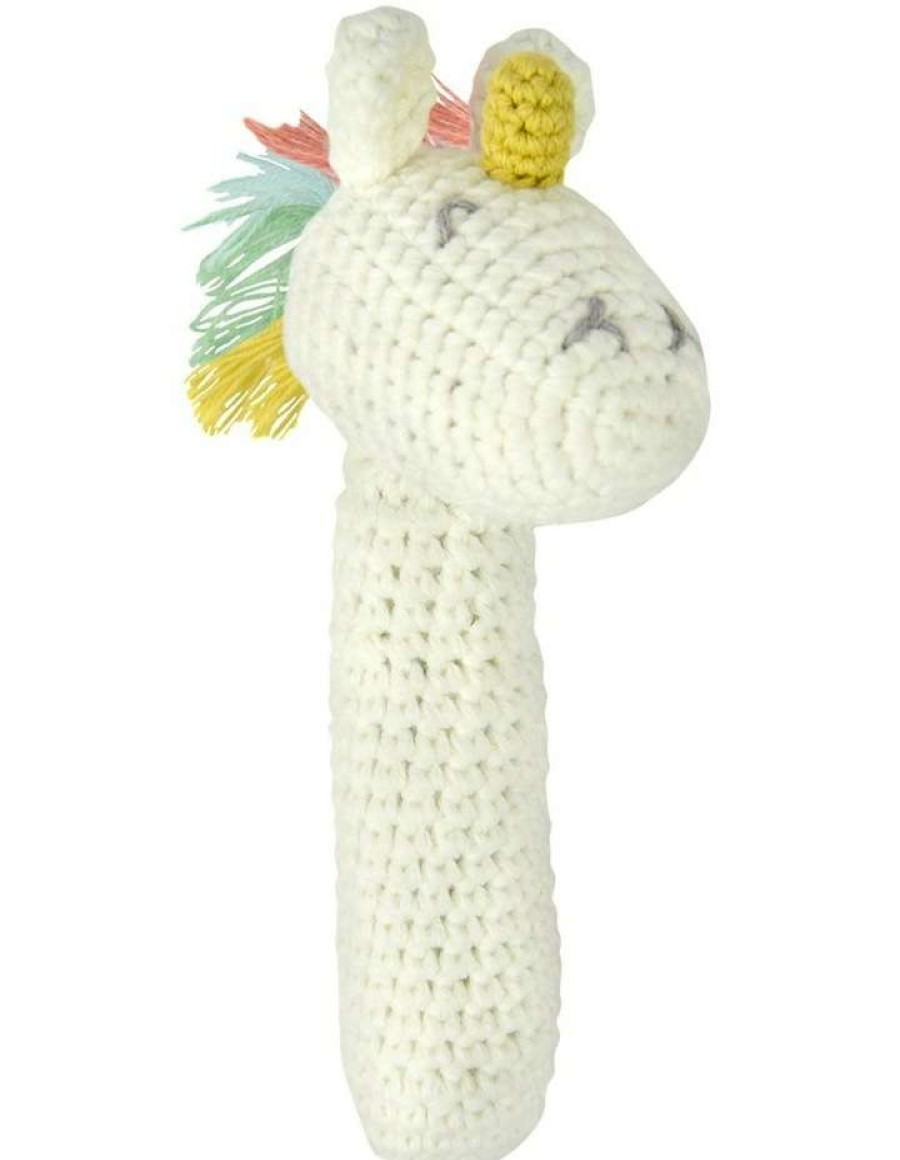 Soft & Plush Toys * | Weegoamigo Crochet Rattle Twinkle Twinkle Assorted