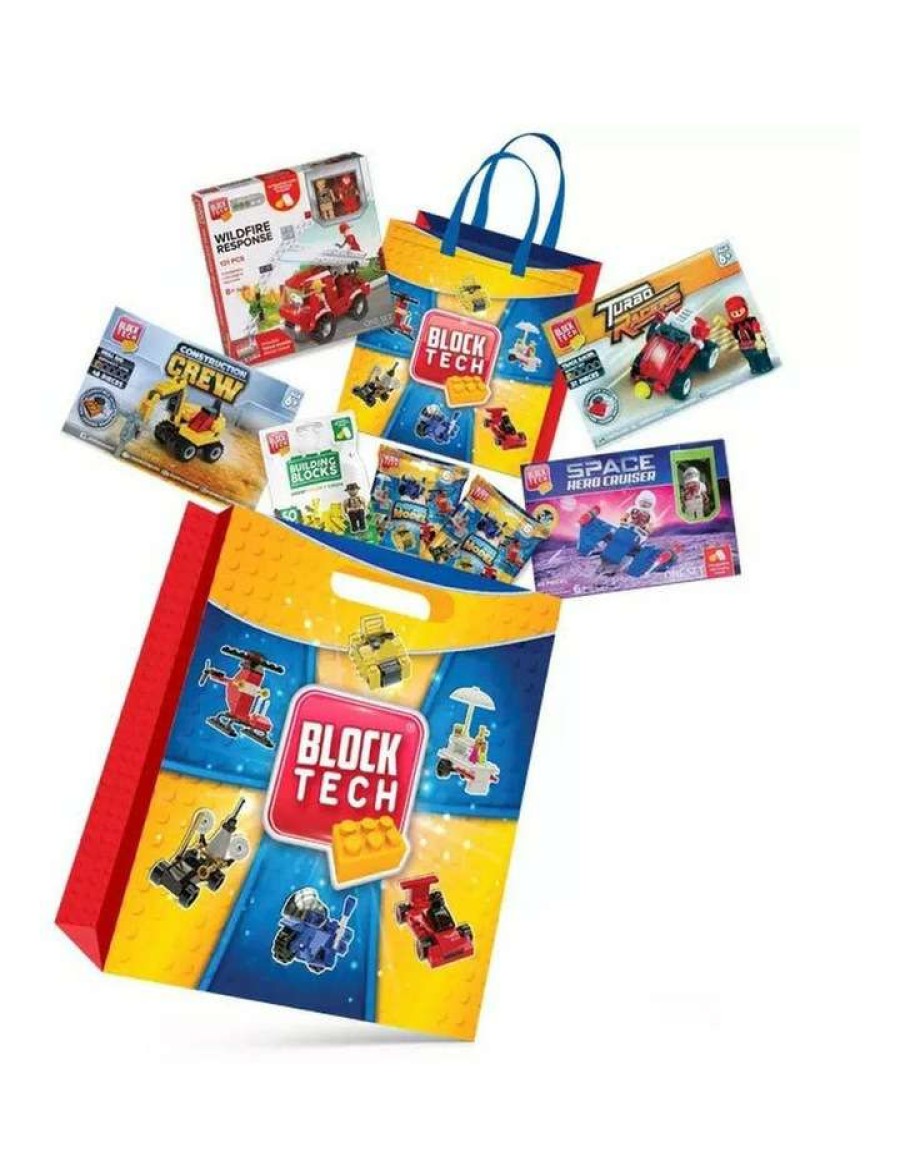 Nursery Toys * | Block Tech Showbag With Space Kit/Surprise Model/Figure/Building Block/Turbo Racer