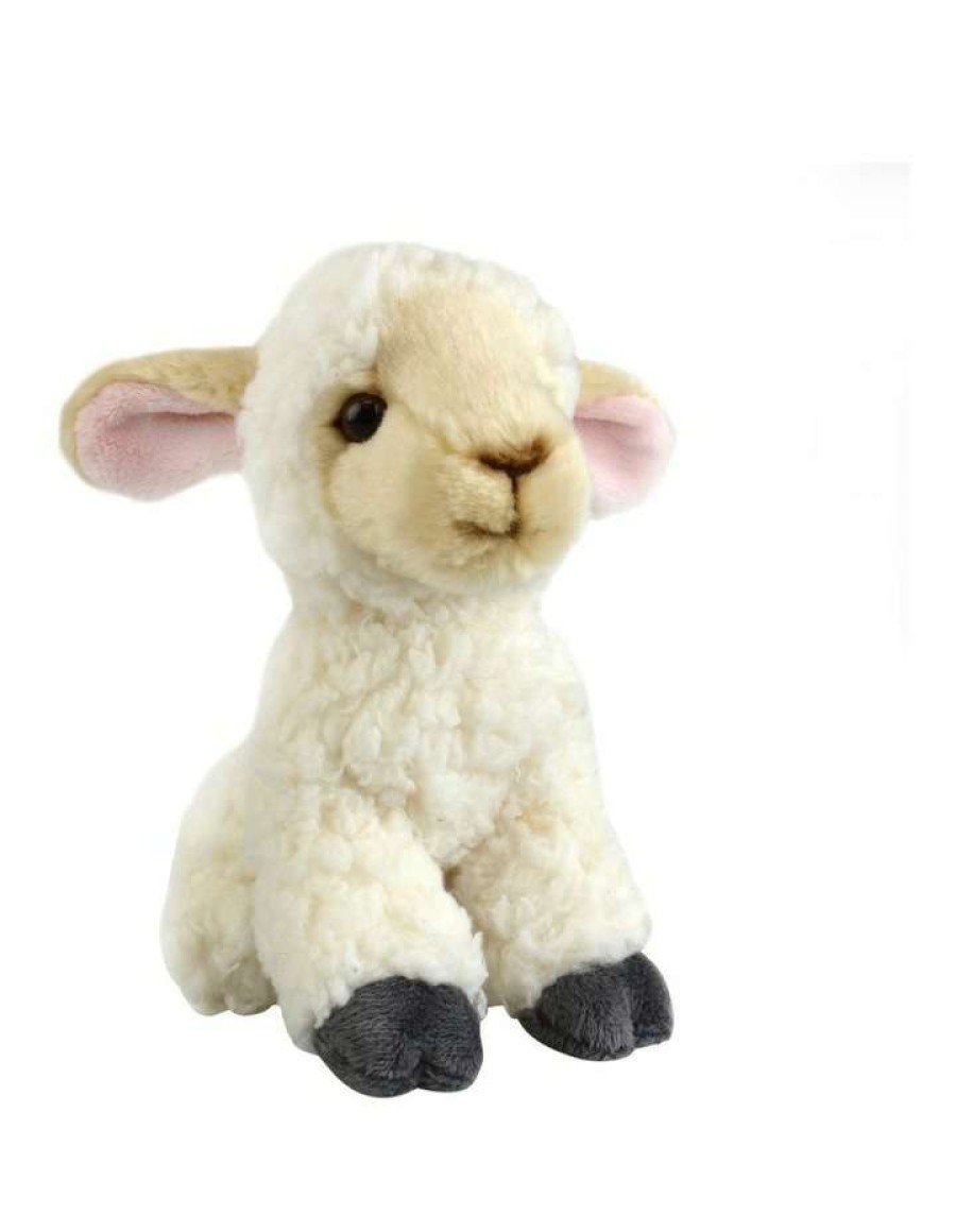 Soft & Plush Toys * | Korimco Lil Friends Lamb 18Cm Plush Toy White