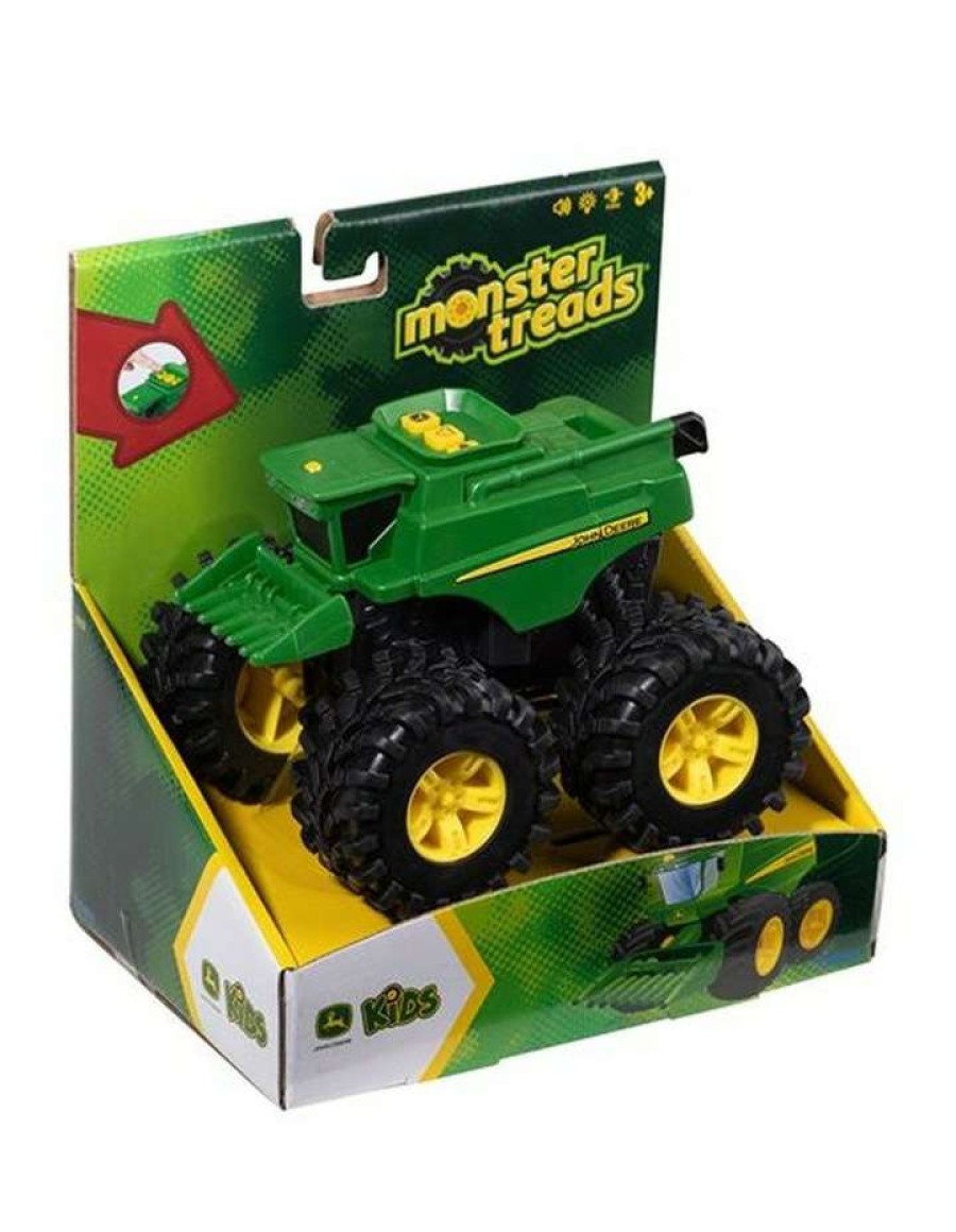 Nursery Toys * | John Deere Monster Treads Tyres Light/Sound Interactive Kids Farm Toy 3Years 15Cm