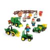 Nursery Toys * | John Deere Fun On The Farm Play Set/Trucks/Trail/Toy/Kids/Children Game 24Piece