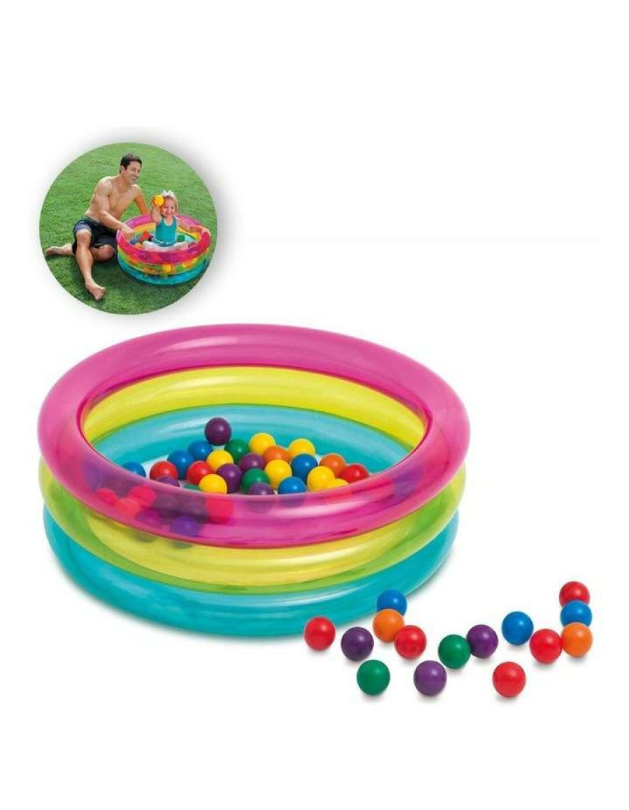 Play & Activity * | Intex Classic 3-Ring Baby Ball Pit No Colour