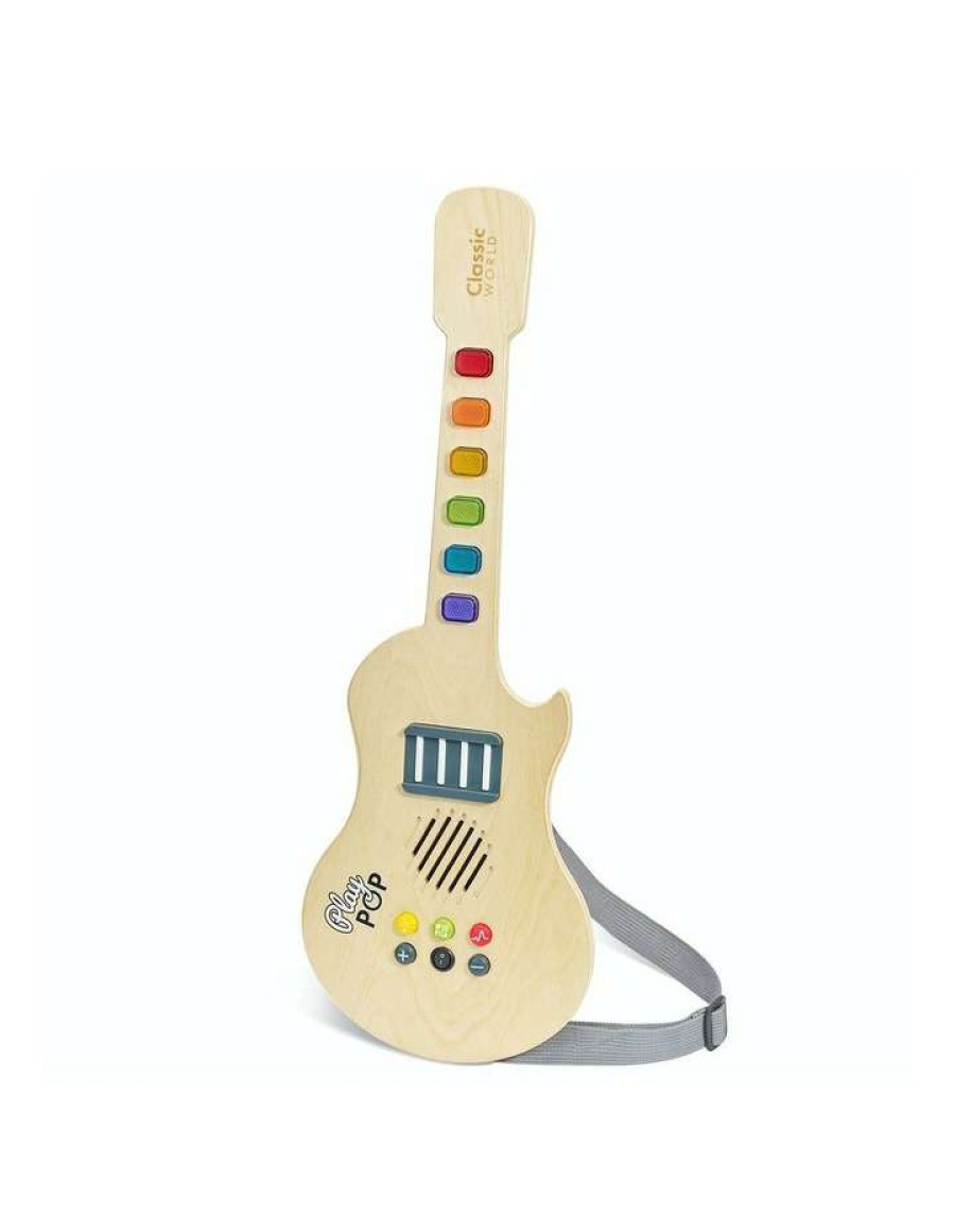 Play & Activity * | Lifespan Kids Classic World Electric Glowing Guitar Natural