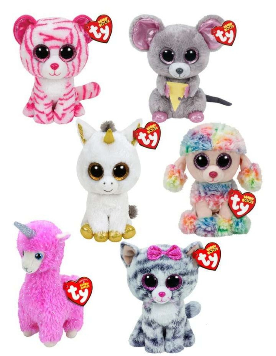 Soft & Plush Toys * | Ty Beanie Boos Plush Toy (Randomly Selected) Reg Assorted