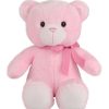 Soft & Plush Toys * | Korimco Lou Bear 40Cm Pink