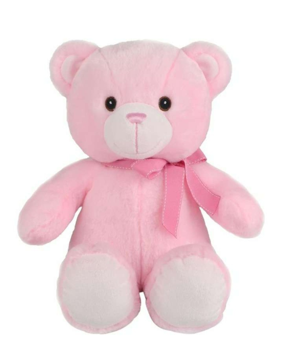 Soft & Plush Toys * | Korimco Lou Bear 40Cm Pink