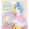 Nursery Gifts * | Beatrix Potter Jemima Puddle-Duck Ring Rattle Jemima Puddle Duck