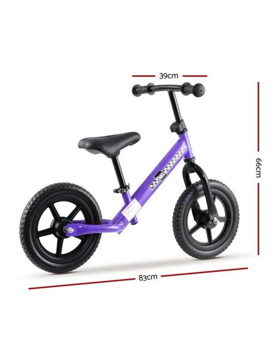 Vehicles * | My Plaza Rigo Kids Balance Bike Ride On Toys Push Bicycle Wheels Toddler Baby 12 Bikes Pink Purple