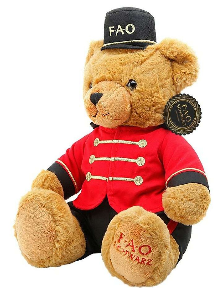 Soft & Plush Toys * | Fao Schwarz Toy Plush Bear Soldier 10Inch