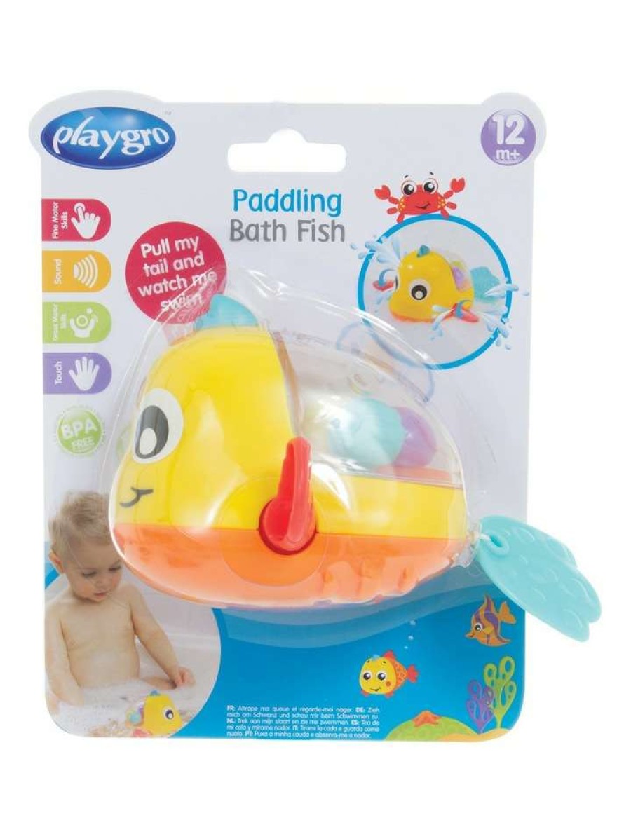 Soft Toys & Rattles * | Playgro Bath Fish Assorted