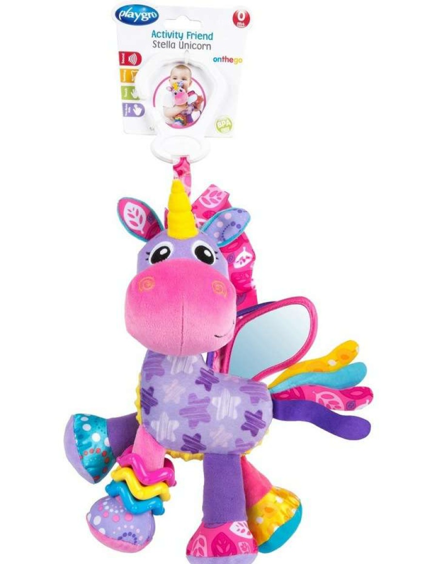 Soft & Plush Toys * | Playgro Activity Friend Stella Unicorn Assorted