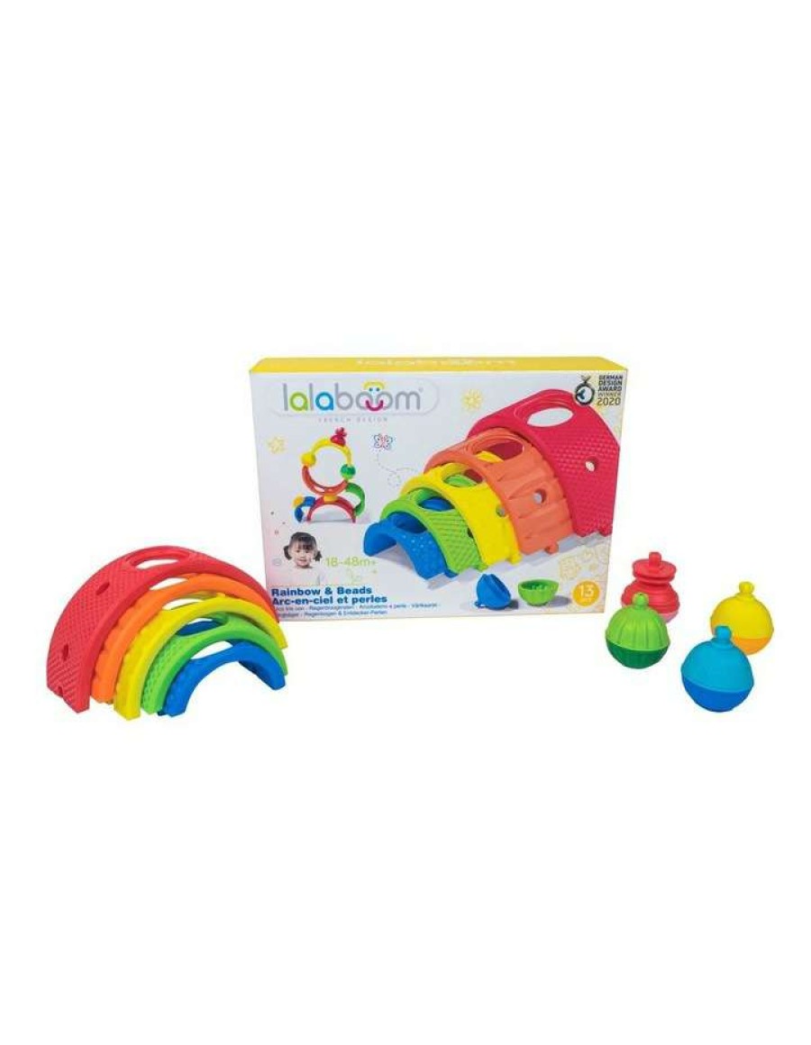 Nursery Toys * | Lalaboom 5-Piece Arches & 8-Piece Beads Set Assorted