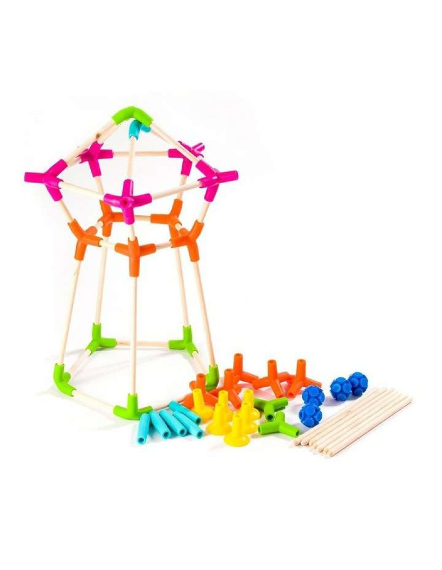 Nursery Toys * | Fat Brain Toy Co. Joinks For 3-12Y Kids/Children/Toddlers 3D Shapes Building Toy