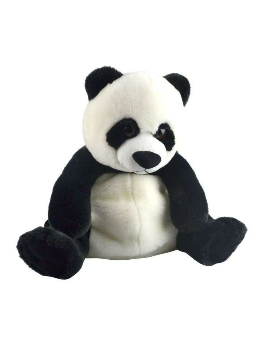 Soft & Plush Toys * | Korimco Panda Backpack 39Cm Black/White