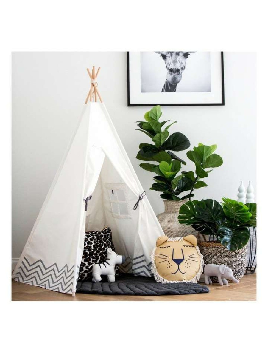 Soft & Plush Toys * | Cattywampus Kids Teepee Play Tent Pearly Moon Assorted