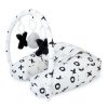 Soft & Plush Toys * | Babyhood Organic Nursing Pillow With Toybar Blk/White