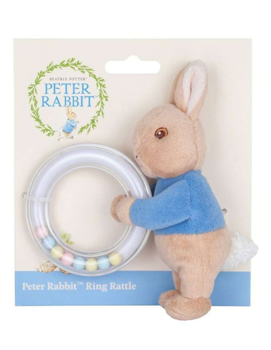 Nursery Gifts * | Beatrix Potter Ring Rattle Peter Rabbit